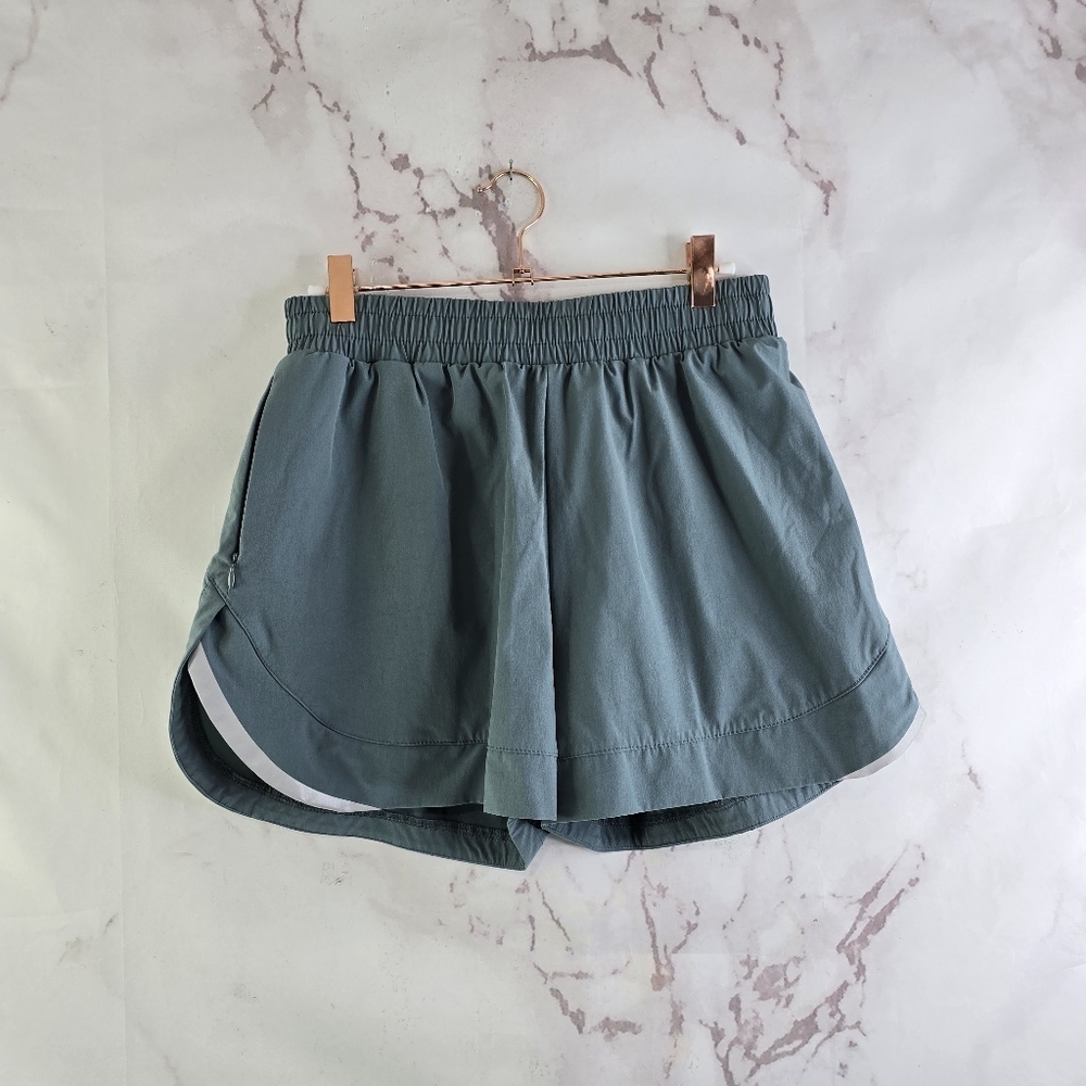 Alphalete Women's Athletic Shorts in Teal